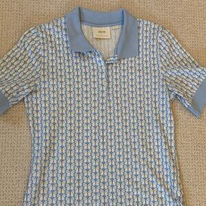 MAEVE Sky Blue Butterfly Polo